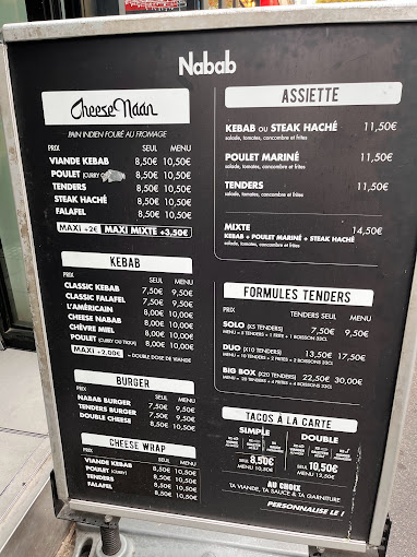 Nabab Kebab menu 6